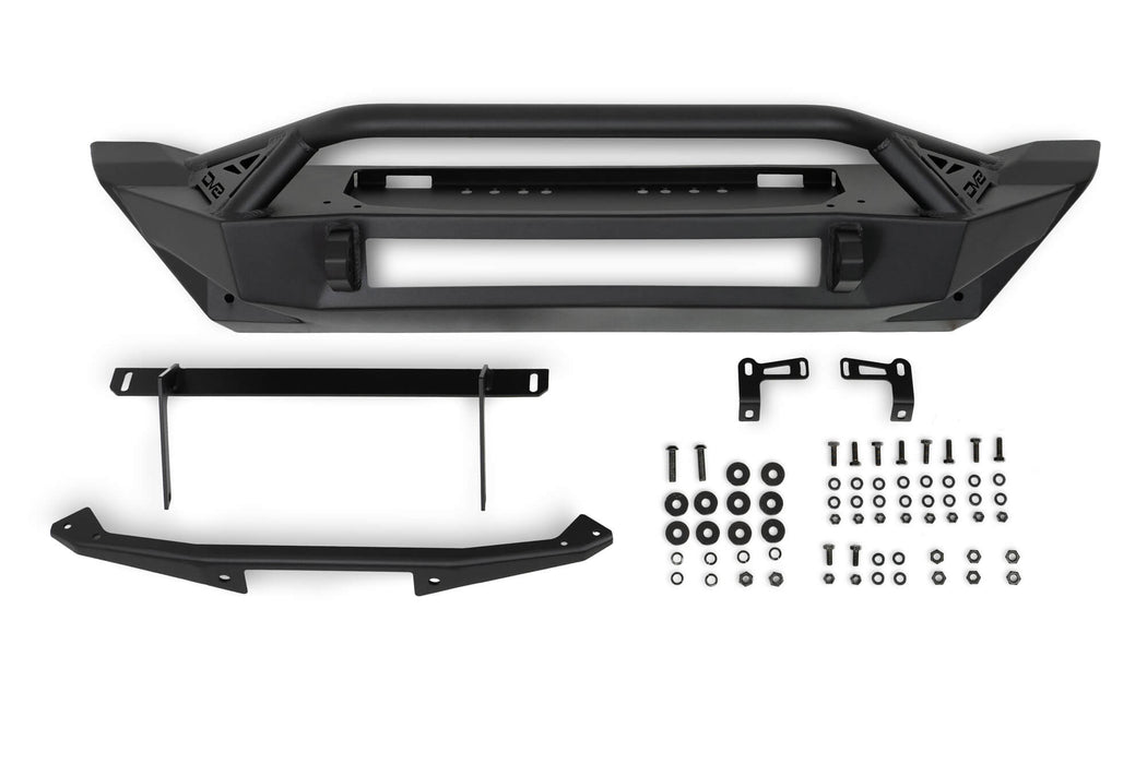 DV8 2007-2026 Jeep Wrangler JK/JL & Gladiator JT – FS-1 Series Stubby Front Bumper – FBJL-11