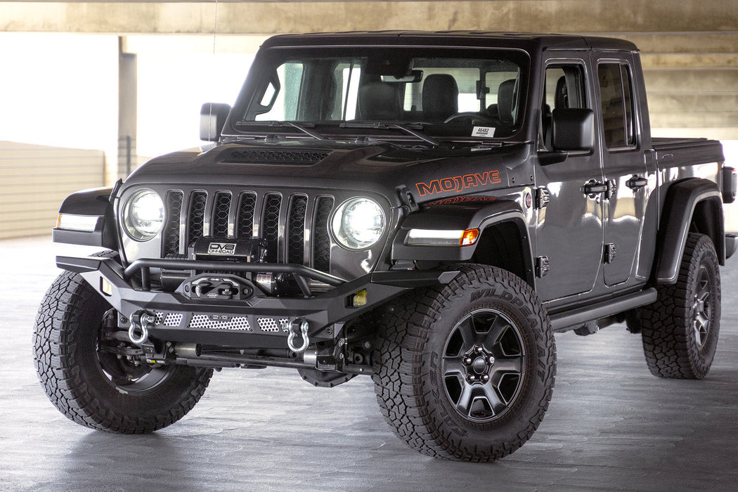 DV8 2007-2026 Jeep Wrangler JK/JL & Gladiator JT – MTO Series Front Bumper – FBJL-12