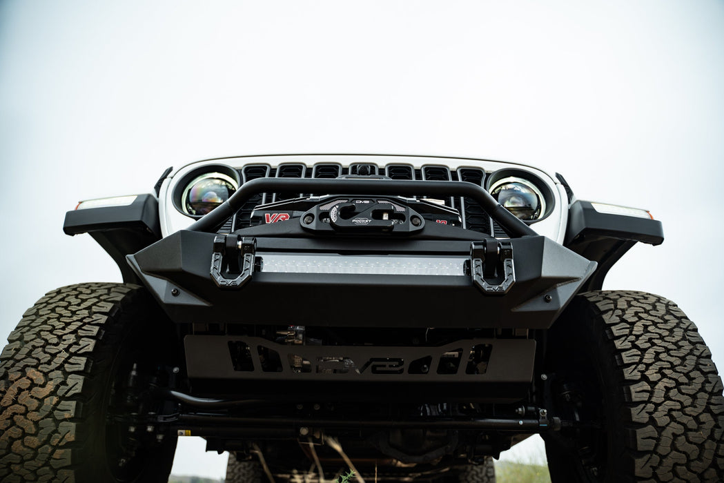 DV8 2007-2026 Jeep Wrangler JK/JL & Gladiator JT – FS-1 Series Stubby Front Bumper – FBJL-11
