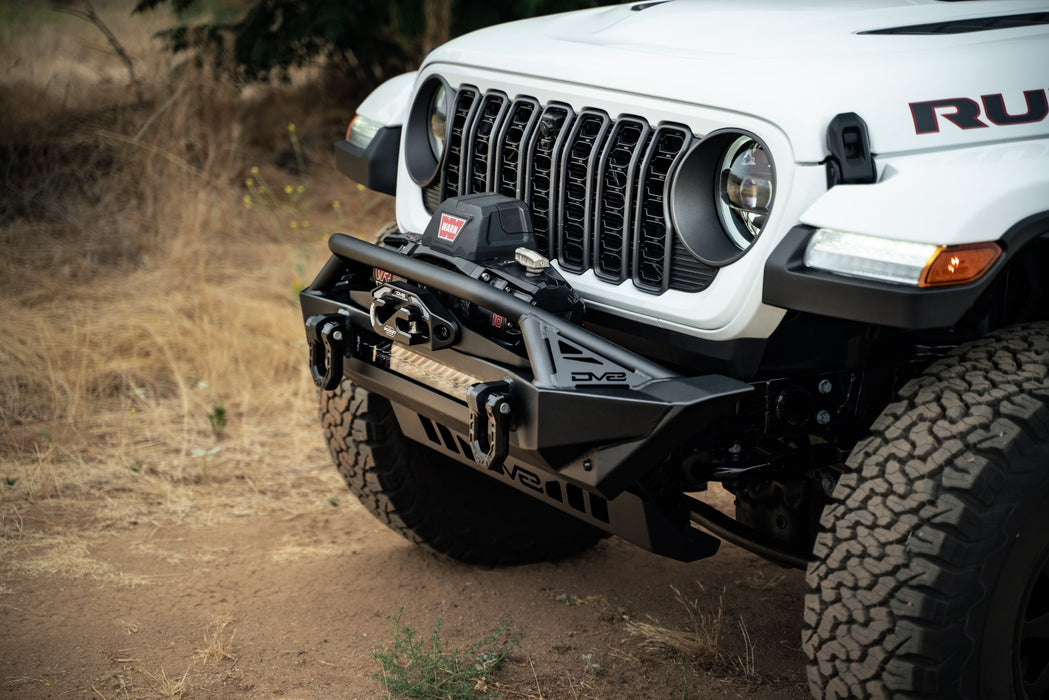 DV8 2007-2026 Jeep Wrangler JK/JL & Gladiator JT – FS-1 Series Stubby Front Bumper – FBJL-11