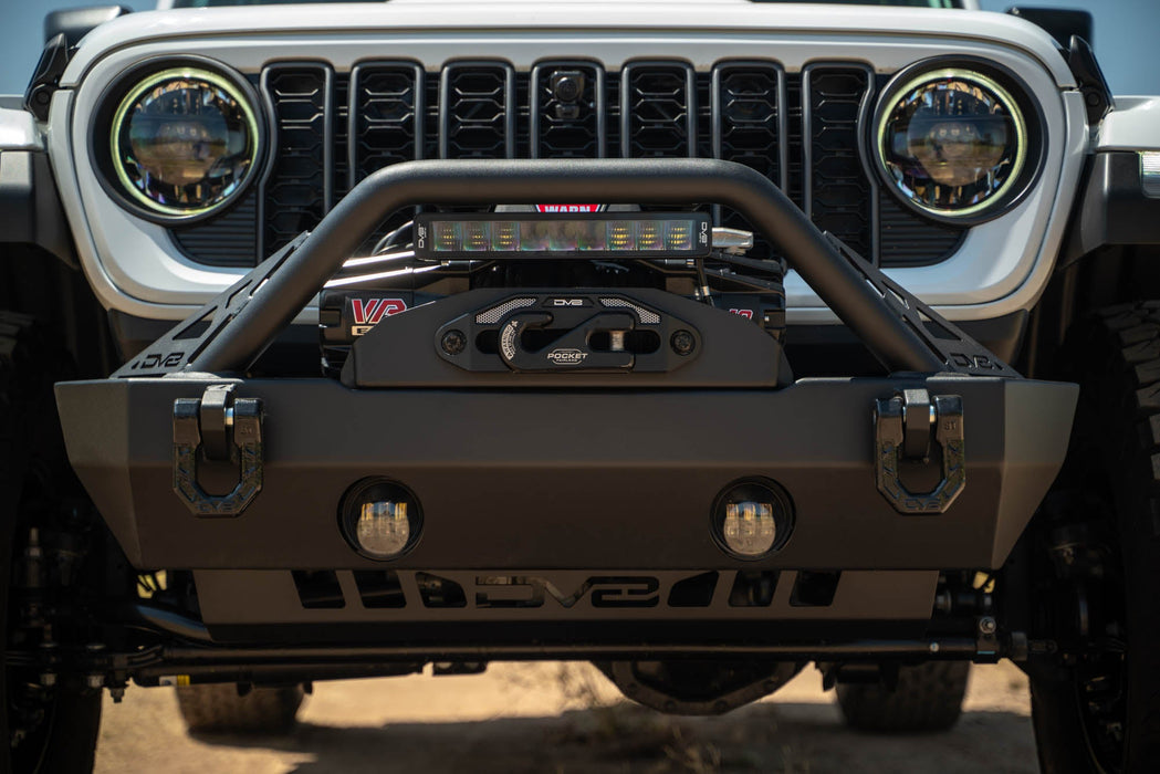 DV8 2007-2026 Jeep Wrangler JK/JL & Gladiator JT – FS-15 Series Front Bumper – FBJL-05