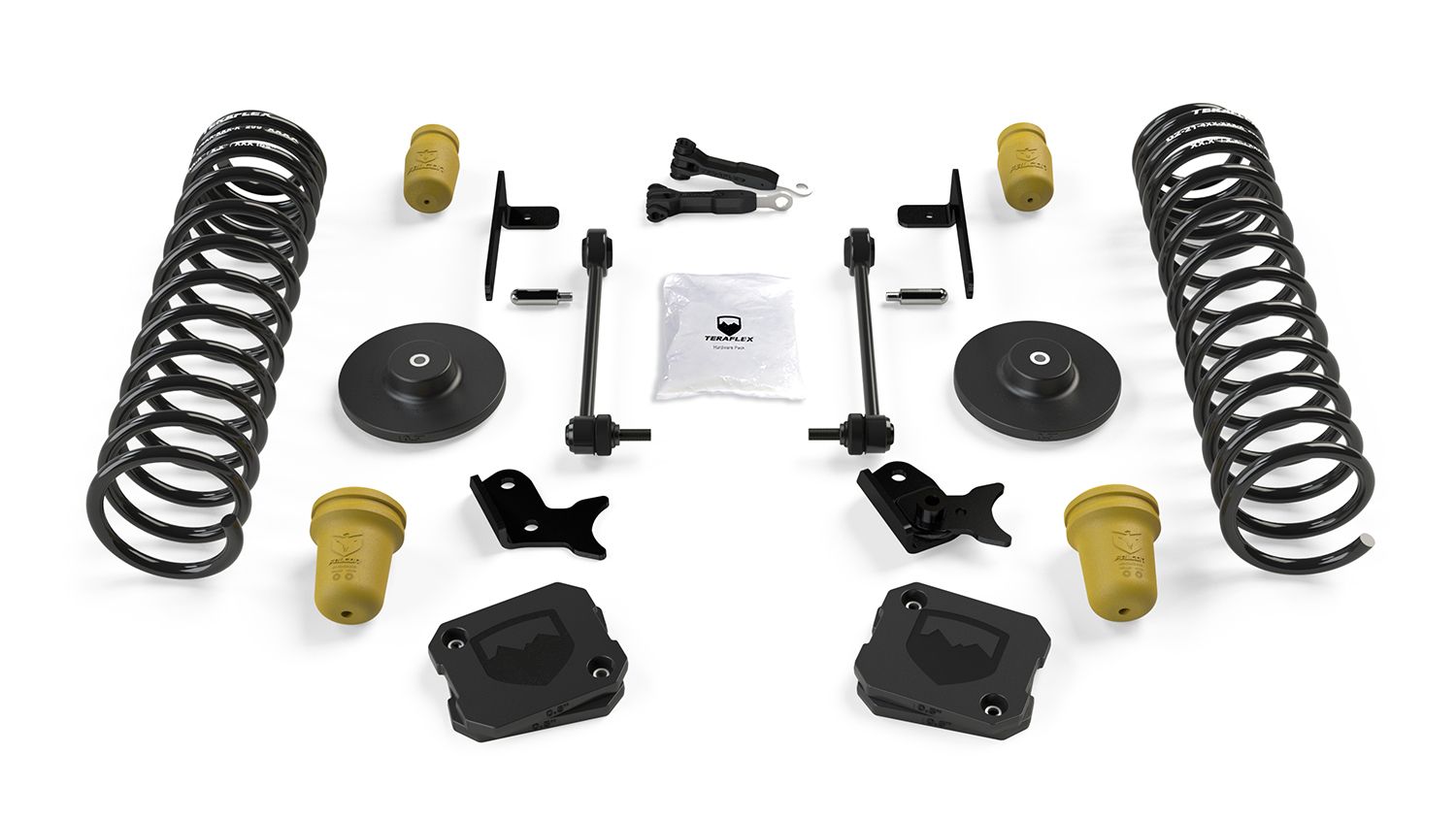 JT: TeraFlex 2.5" Sport ST2 Spring & Spacer Lift System – No Shocks