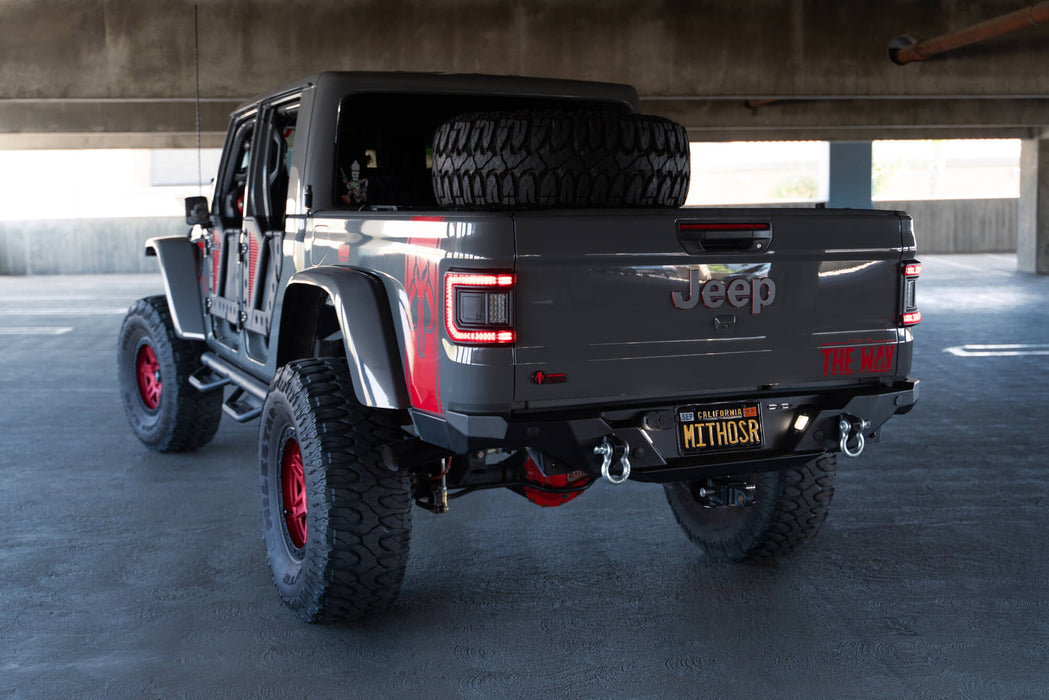 DV8 2020-2026 Jeep Gladiator JT – FS-15 Series Rear Bumper – RBGL-11
