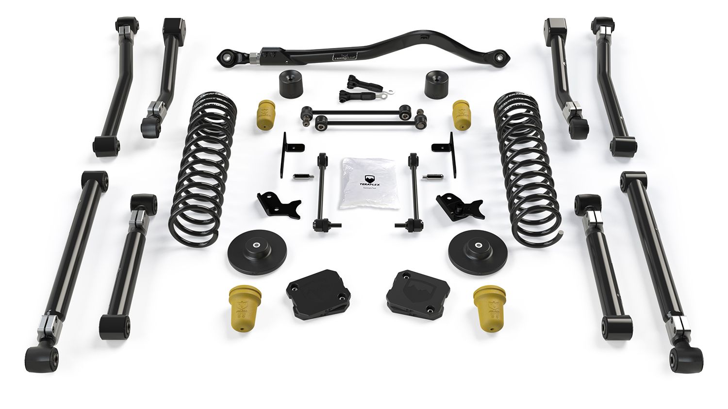 JT: TeraFlex 2.5" Alpine CT2 Short Arm Suspension System – No Shocks