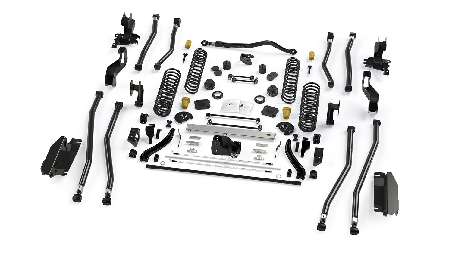 JT: TeraFlex 3.5" Alpine CT3 Long Arm Extended-Travel Suspension System – No Shocks