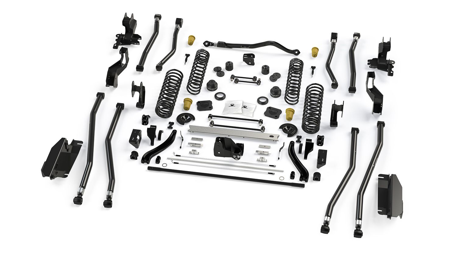 JT: TeraFlex 4.5" Alpine CT4 Long Arm Extended-Travel Suspension System – No Shocks