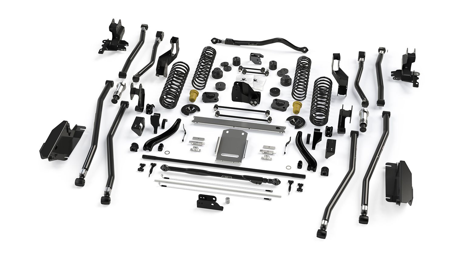JT: TeraFlex 3.5" Alpine RT3 Long Arm Extended-Travel Suspension System – No Shocks