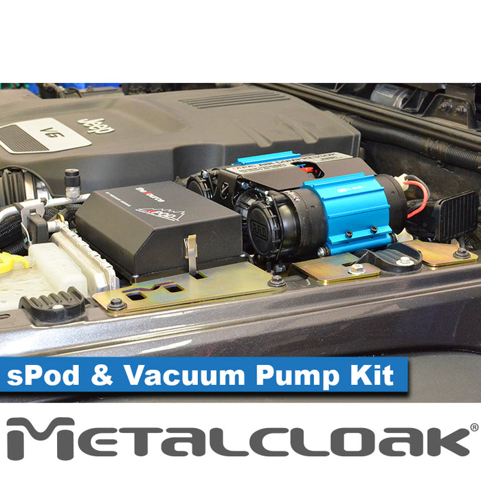 JK Wrangler (2012-2018) sPod Mount & Vacuum Pump Relocation Kit