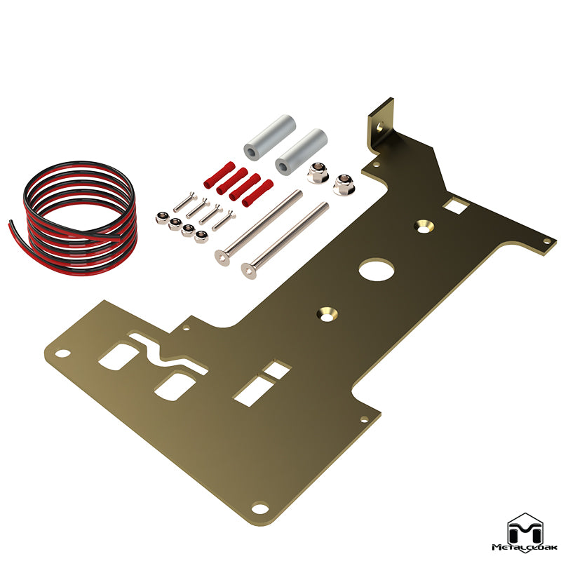 JK Wrangler (2012-2018) sPod Mount & Vacuum Pump Relocation Kit