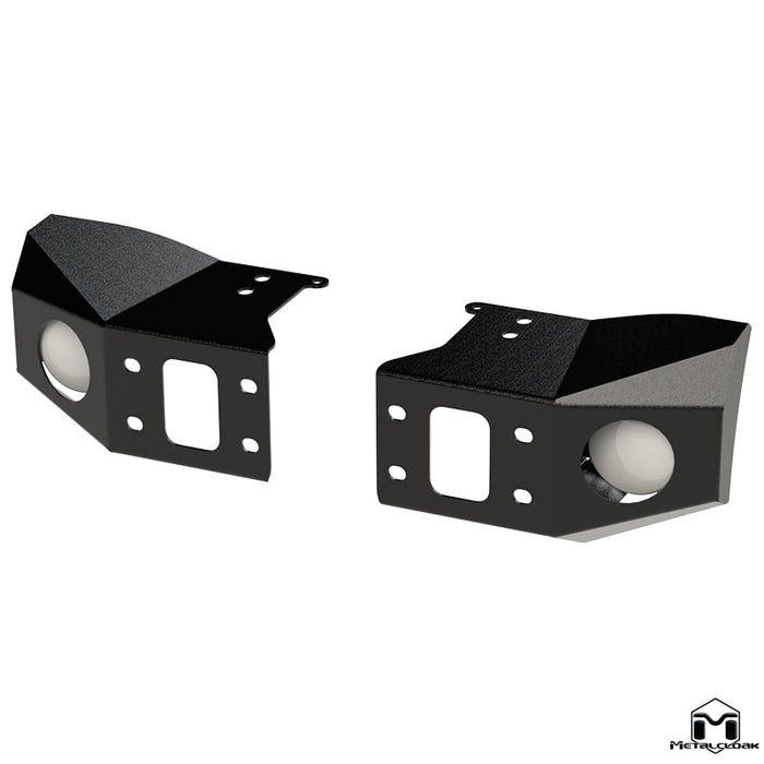 49" Crawler Light Caps for Frame-Built Bumper, JK/JL/JT