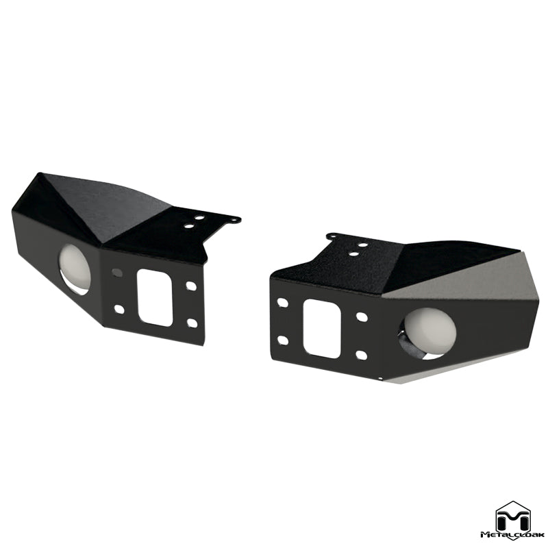 56" Light Caps for Frame-Built Bumper, JK/JL/JT