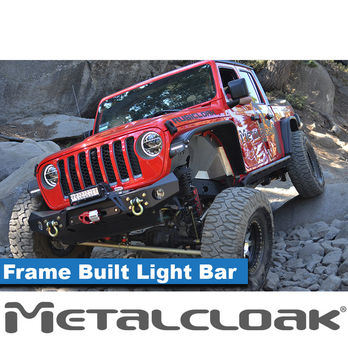 Frame-Built Bumper Light Bar, JK/JL/JT