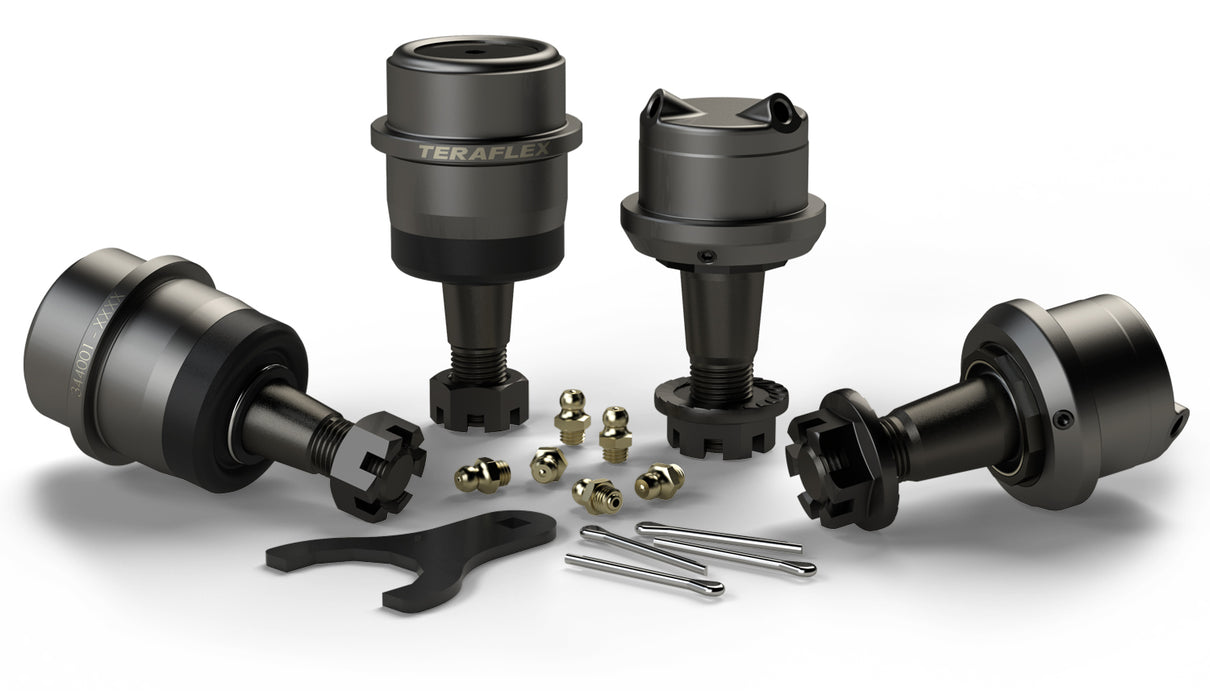 JK: Dana 30/44 HD Ball Joint Kit w/out Knurl – Upper & Lower – Set of 4