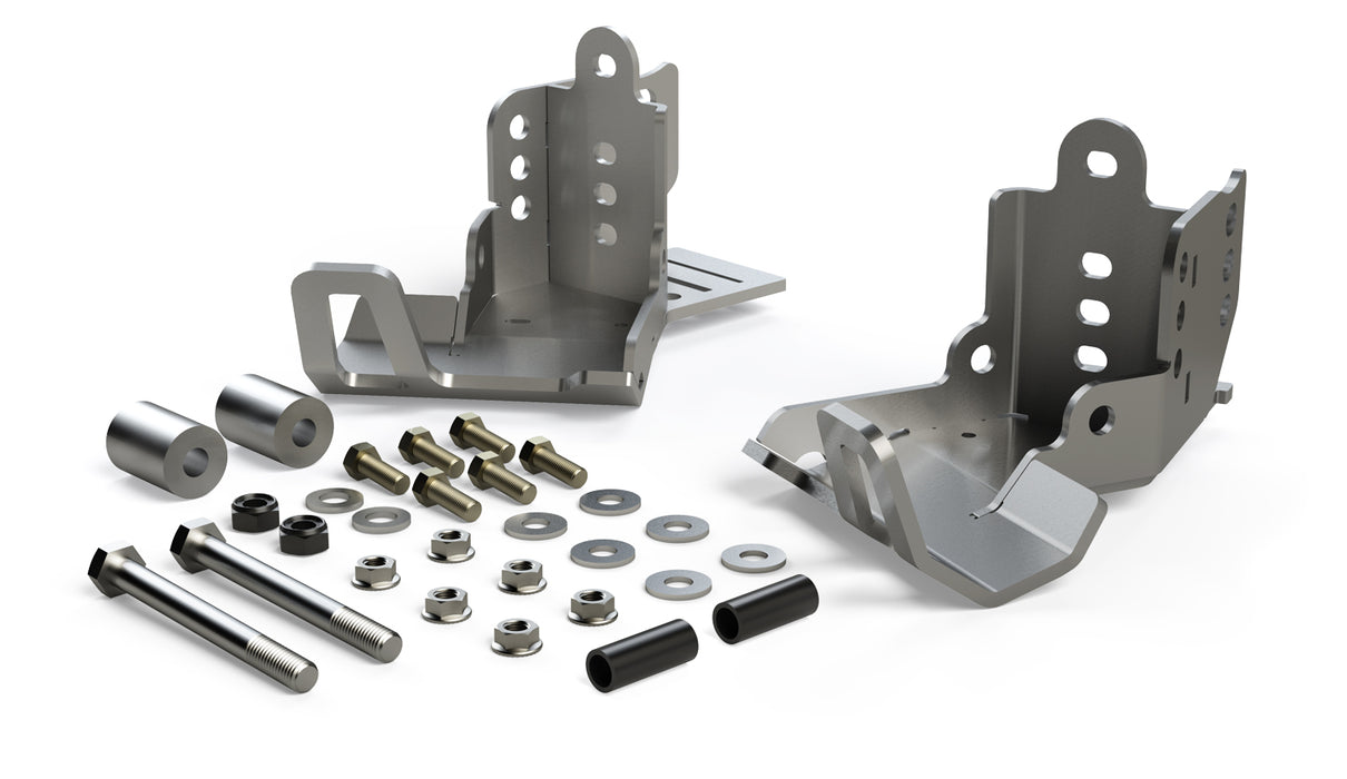 JK: Falcon HD Shock Skid Plate Kit – Rear