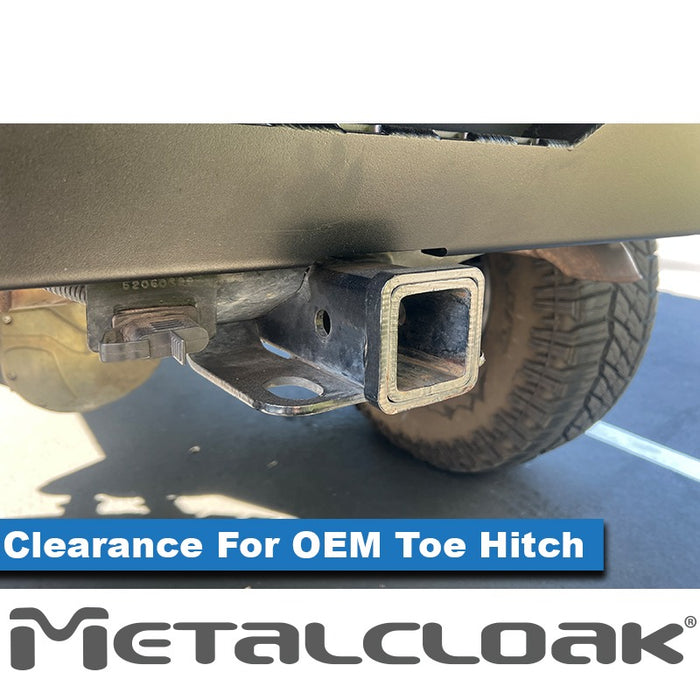 JK Wrangler Full Duty Rear Bumper, Wide Edition