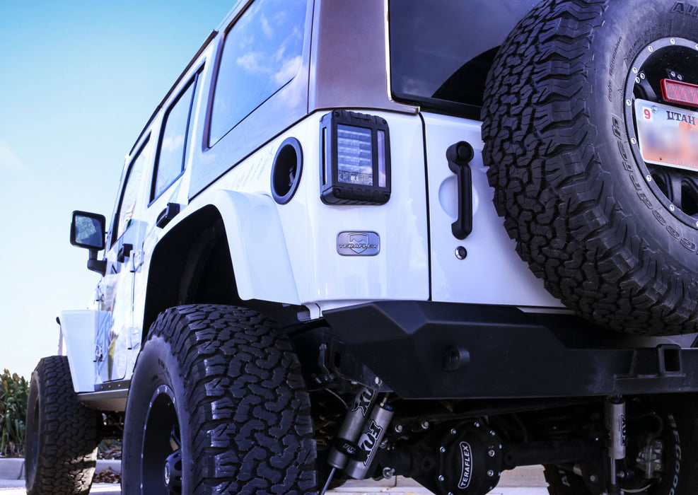 JK: TeraFlex Logo License Plate Delete Badge