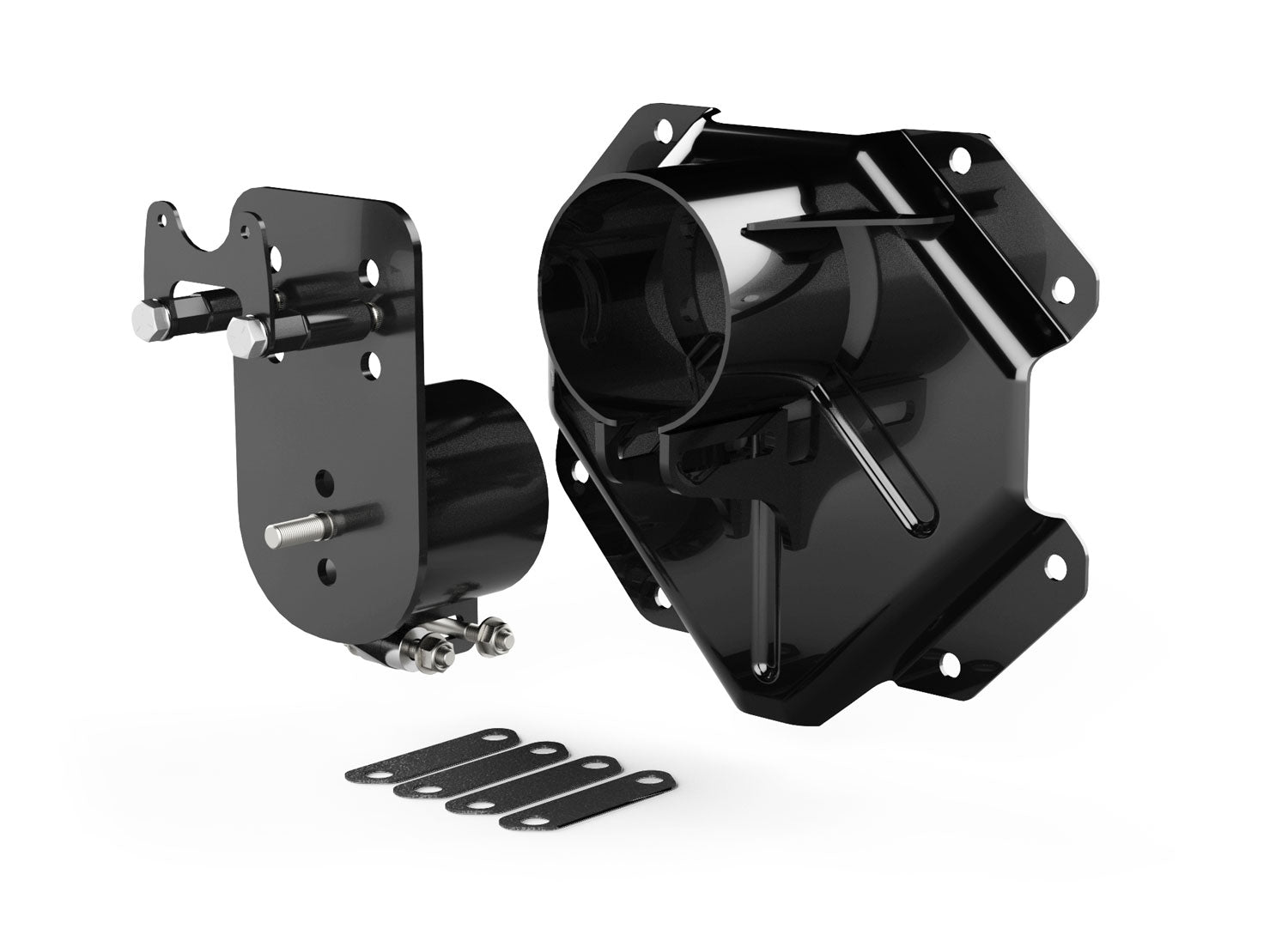 JK: Alpha HD Adjustable Spare Tire Mount Kit – 5x5”