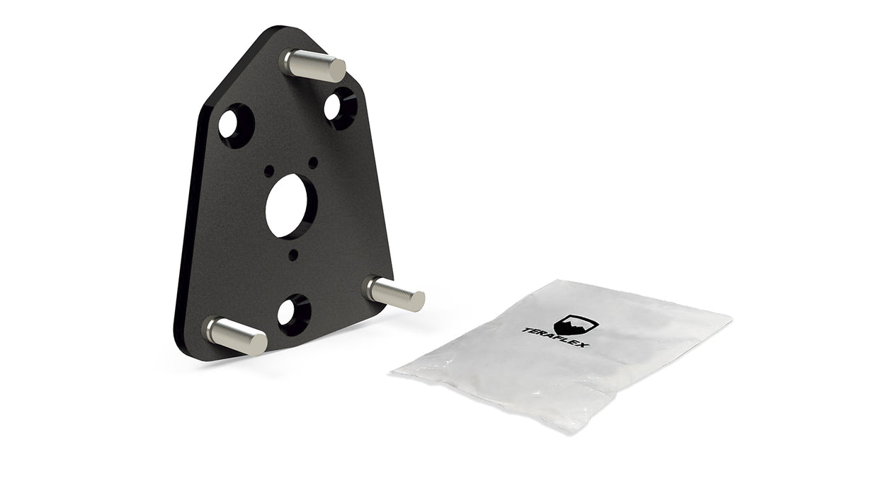 JL: Alpha HD 8-Lug Spare Tire Mount Adapter Kit (5x5” to 8x6.5”)