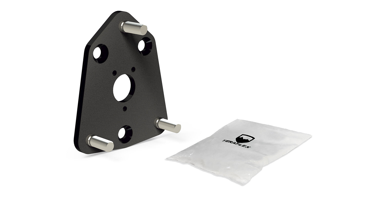 JL: Alpha HD 8-Lug Spare Tire Mount Adapter Kit (5x5” to 8x6.5”)