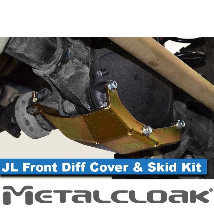 JL Wrangler | JT Gladiator Front Differential Cover & Glide Skid System [ M210 | 3rd Gen D44 ] Rubicon Edition
