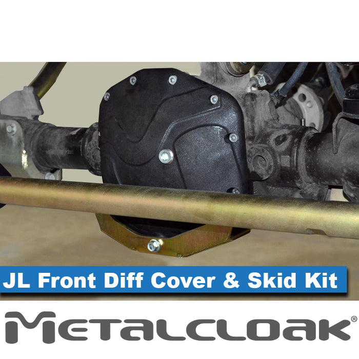 JL Wrangler | JT Gladiator Front Differential Cover & Glide Skid System [ M210 | 3rd Gen D44 ] Rubicon Edition