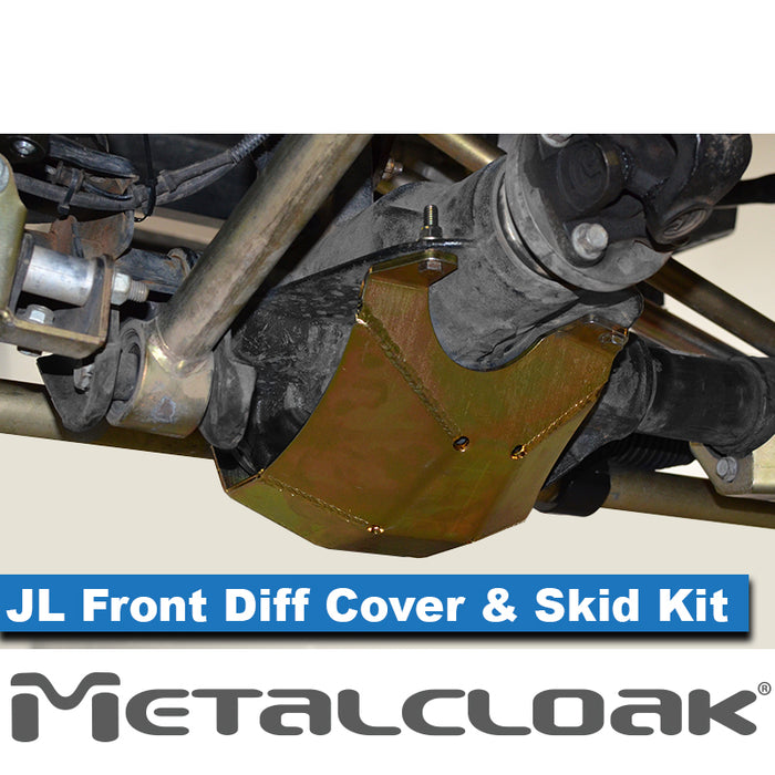 JL Wrangler | JT Gladiator Front Differential Cover & Glide Skid System [ M210 | 3rd Gen D44 ] Rubicon Edition