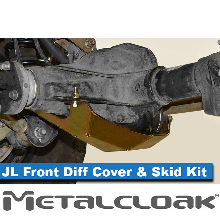 JL Wrangler | JT Gladiator Front Differential Cover & Glide Skid System [ M210 | 3rd Gen D44 ] Rubicon Edition