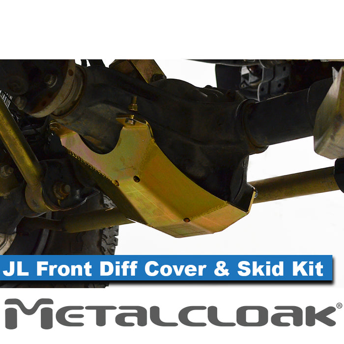JL Wrangler | JT Gladiator Front Differential Cover & Glide Skid System [ M210 | 3rd Gen D44 ] Rubicon Edition