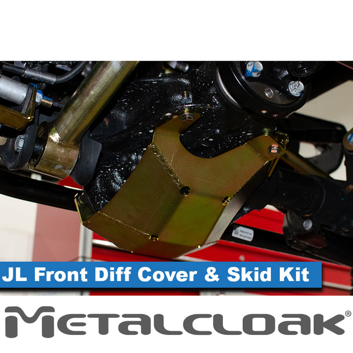 JL Wrangler | JT Gladiator Front Differential Cover & Glide Skid System [ M210 | 3rd Gen D44 ] Rubicon Edition