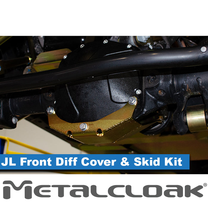 JL Wrangler | JT Gladiator Front Differential Cover & Glide Skid System [ M210 | 3rd Gen D44 ] Rubicon Edition