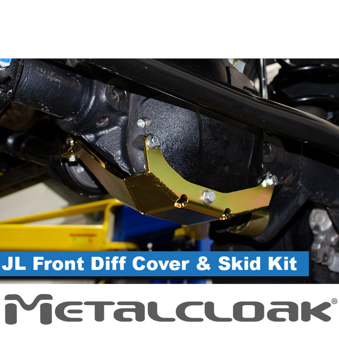 JL Wrangler | JT Gladiator Front Differential Cover & Glide Skid System [ M210 | 3rd Gen D44 ] Rubicon Edition