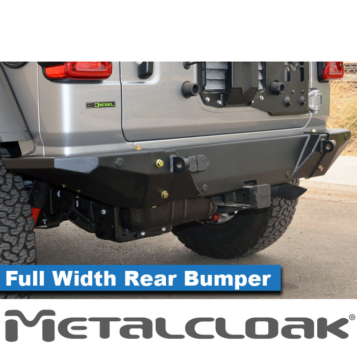 JL Wrangler Full Width Rear Bumper
