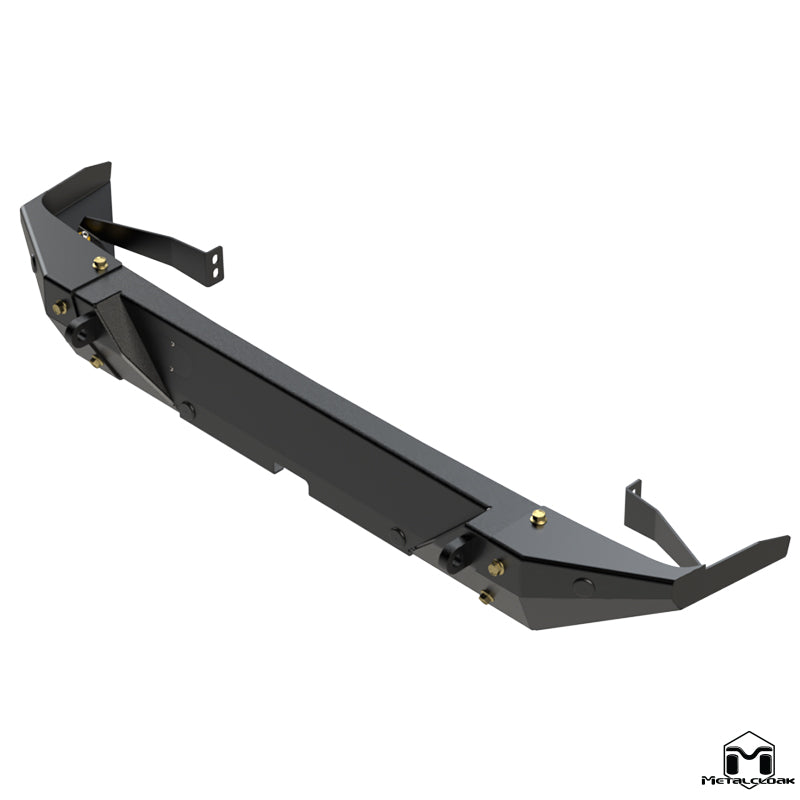 JL Wrangler Crawler Narrow Width Rear Bumper, Black Powder Coat