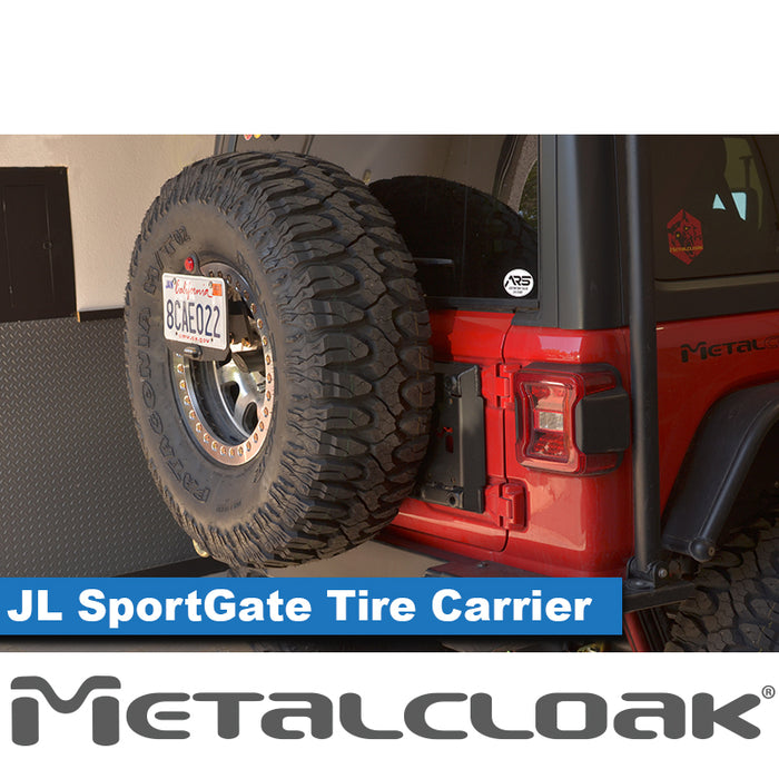 JL Wrangler Casual Duty SportGate Tire Carrier