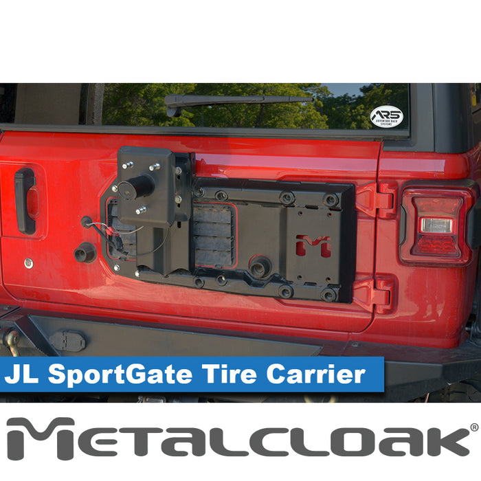 JL Wrangler Casual Duty SportGate Tire Carrier