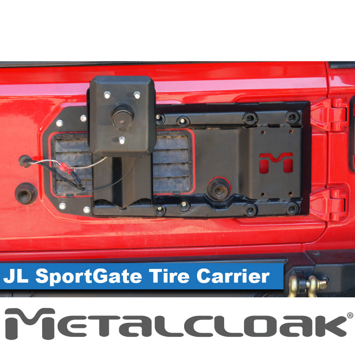 JL Wrangler Casual Duty SportGate Tire Carrier
