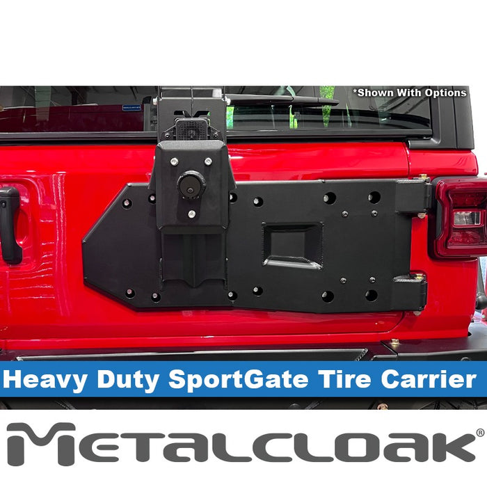 JL Wrangler Heavy Duty SportGate Tire Carrier