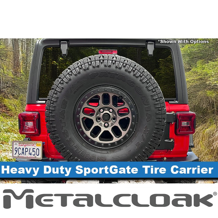 JL Wrangler Heavy Duty SportGate Tire Carrier