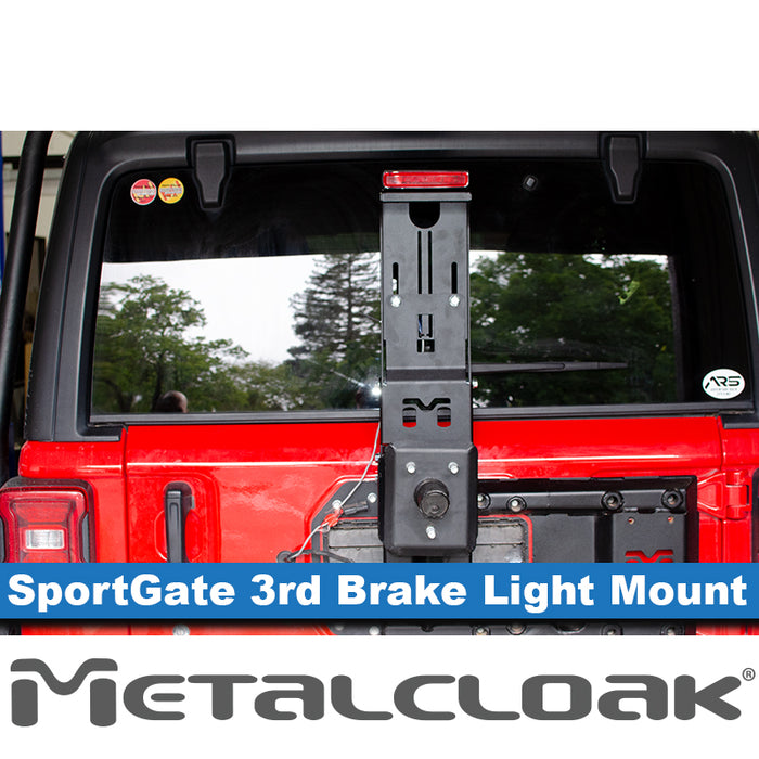 JL Wrangler SportGate Stock 3rd Brake Light Mount
