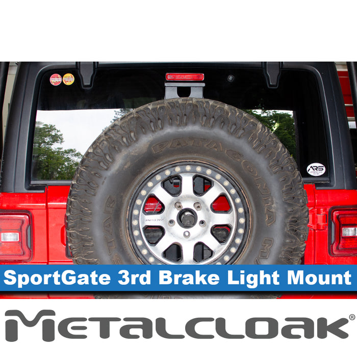 JL Wrangler SportGate Stock 3rd Brake Light Mount