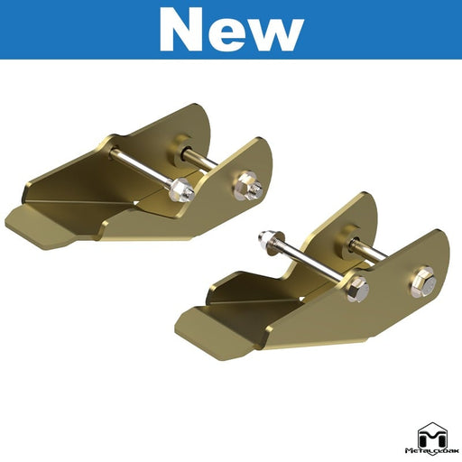 Tacoma Rear Lower Control Arm Skid Plates, Frame Side
