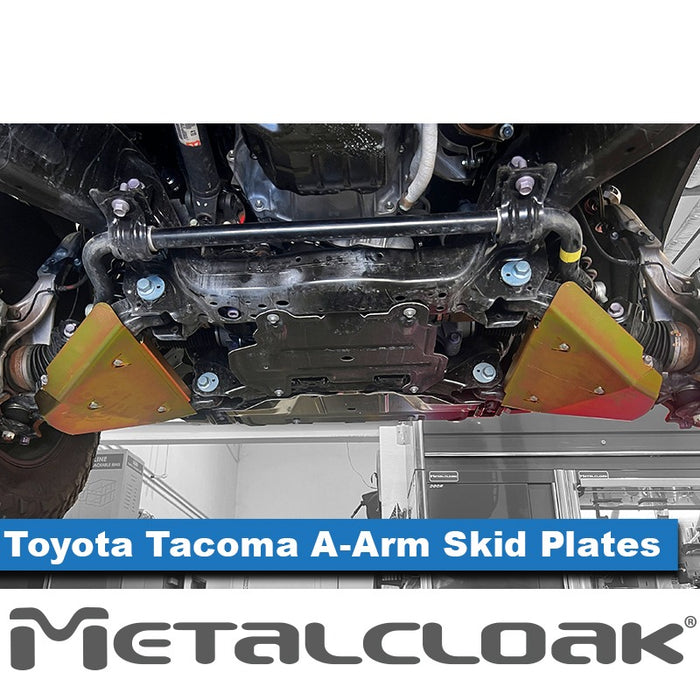 Toyota Tacoma 4G Front Lower Control Arm Skid Plates, Pair
