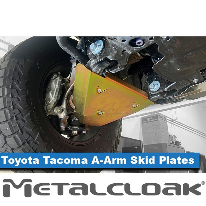 Toyota Tacoma 4G Front Lower Control Arm Skid Plates, Pair