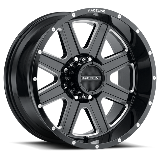 Raceline 940M Hostage Wheel - Gloss Black & Milled