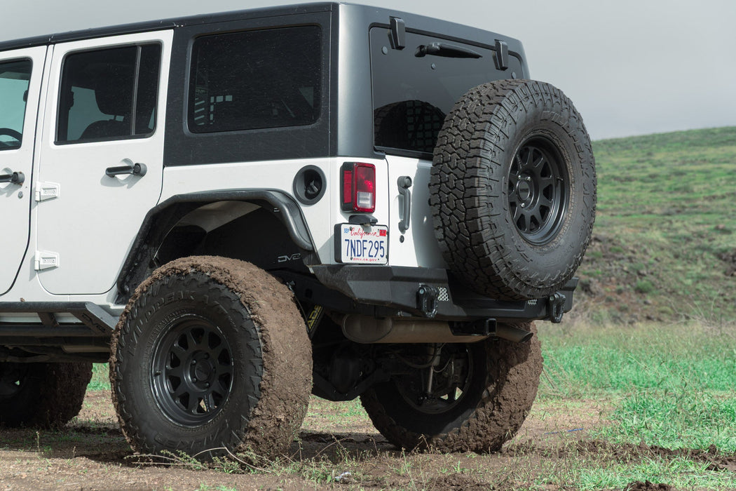DV8 2007-2018 Jeep Wrangler JK – MTO Series Rear Bumper – RBJK-13