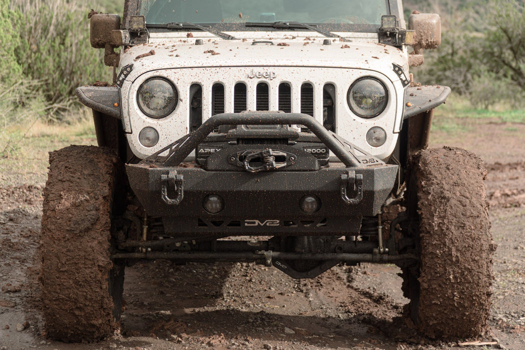 DV8 2007-2026 Jeep Wrangler JK/JL & Gladiator JT – FS-15 Series Front Bumper – FBJL-05