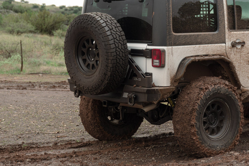 DV8 2007-2018 Jeep Wrangler JK – MTO Series Rear Bumper – RBJK-13