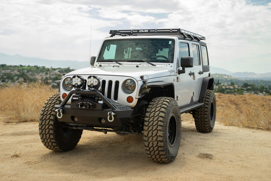 DV8 2007-2026 Jeep Wrangler JK/JL & Gladiator JT – FS-15 Series Front Bumper – FBJL-05