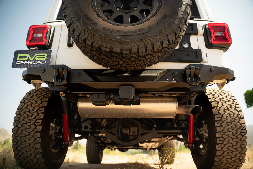 DV8 2018-2026 Jeep Wrangler JL – FS-15 Series Rear Bumper – RBJL-11