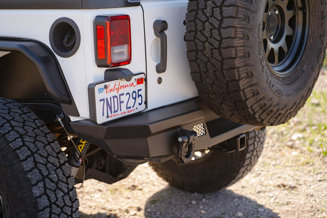 DV8 2007-2018 Jeep Wrangler JK – MTO Series Rear Bumper – RBJK-13